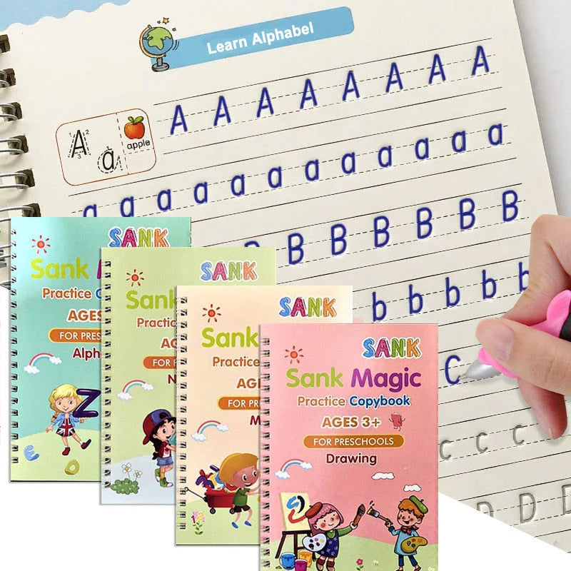 Set Cuaderno Magic Caligrafia Montessori