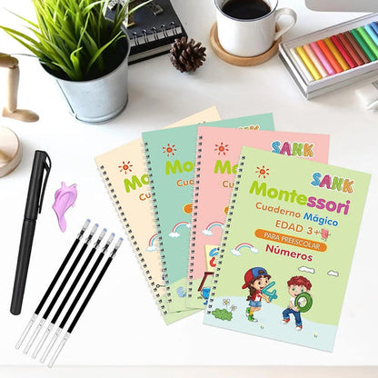 Set Cuaderno Magic Caligrafia Montessori