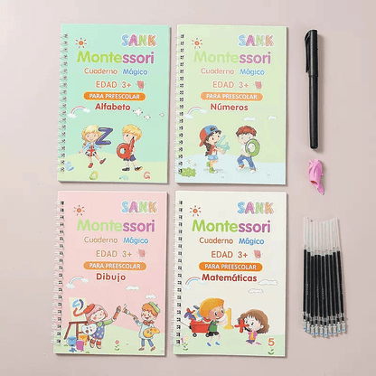 Set Cuaderno Magic Caligrafia Montessori